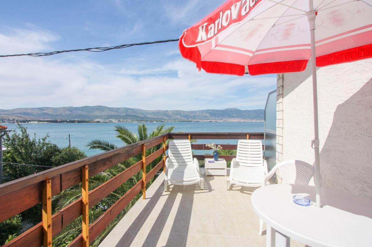 Villa Fjaba - By The Sea - With The Big Terraces & Great Sea View Trogir Exteriér fotografie